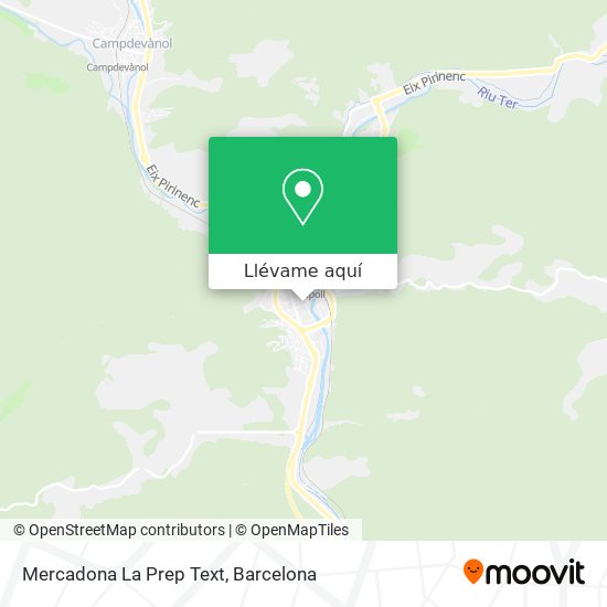 Mapa Mercadona La Prep Text
