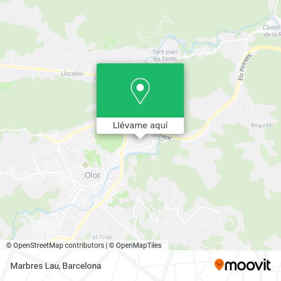 Mapa Marbres Lau