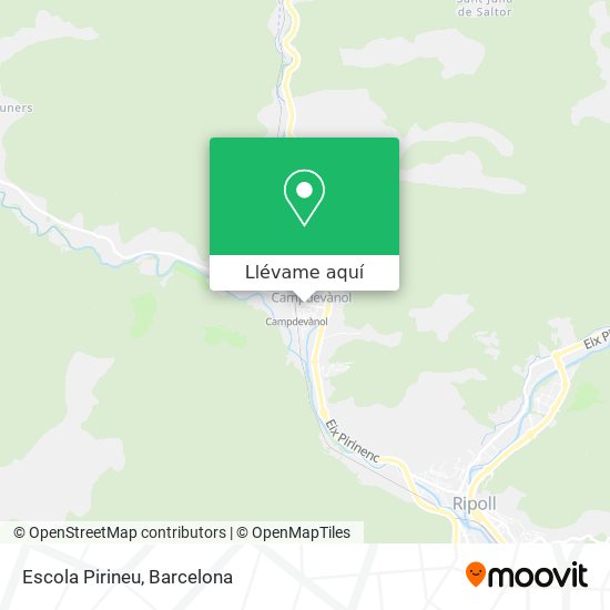 Mapa Escola Pirineu