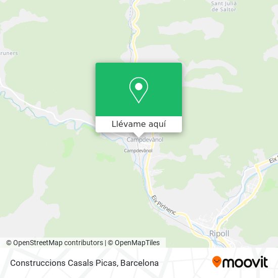 Mapa Construccions Casals Picas