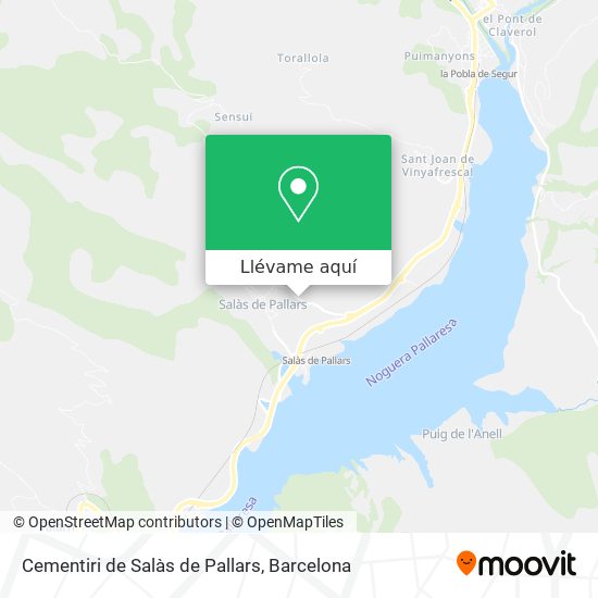 Mapa Cementiri de Salàs de Pallars