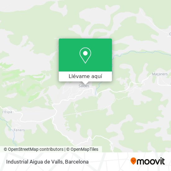 Mapa Industrial Aigua de Valls