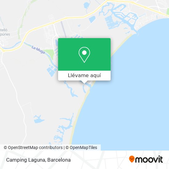 Mapa Camping Laguna