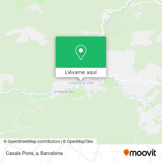 Mapa Casals Pons, a
