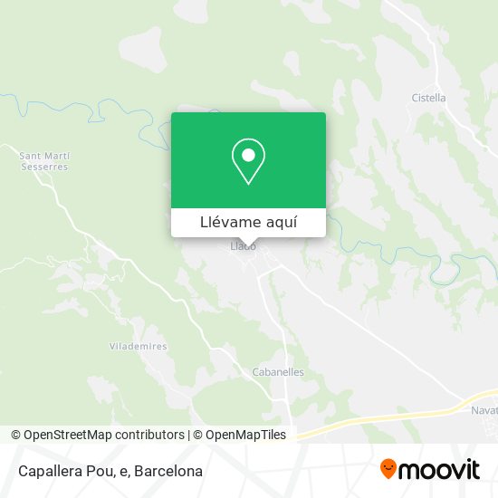 Mapa Capallera Pou, e