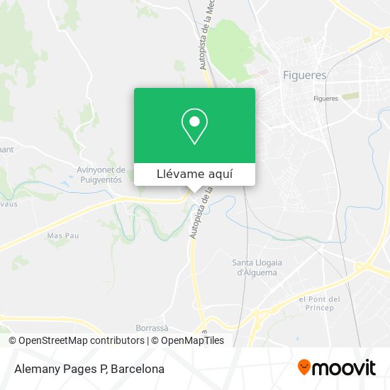 Mapa Alemany Pages P