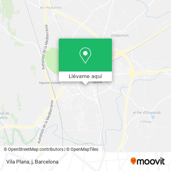 Mapa Vila Plana, j