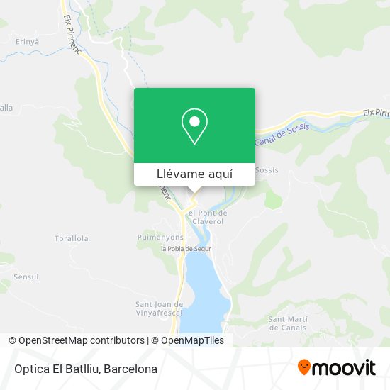 Mapa Optica El Batlliu