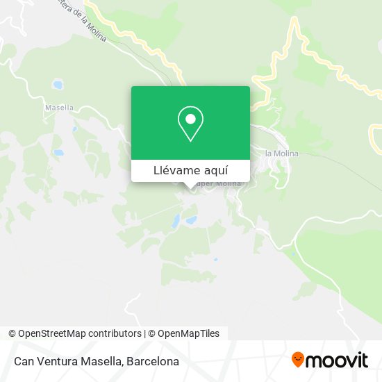 Mapa Can Ventura Masella