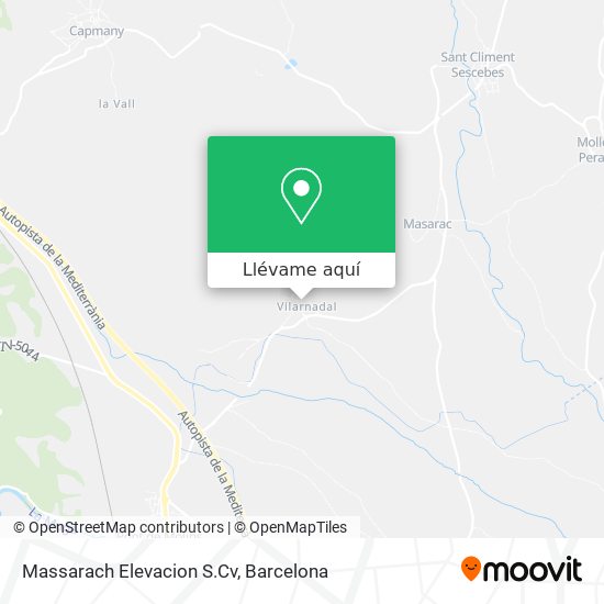 Mapa Massarach Elevacion S.Cv