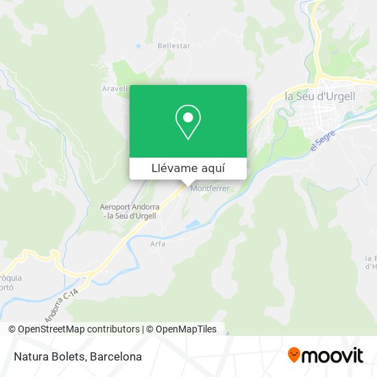 Mapa Natura Bolets