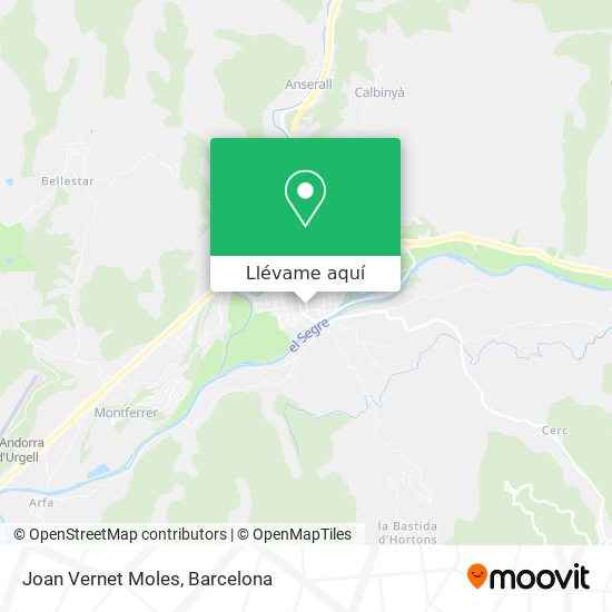 Mapa Joan Vernet Moles