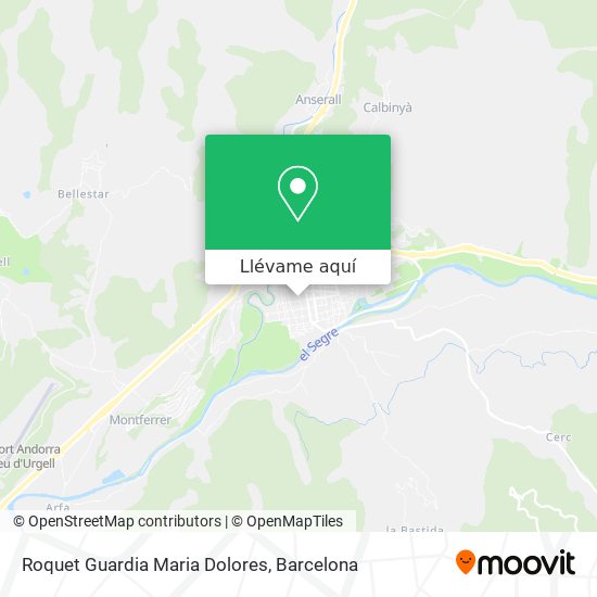 Mapa Roquet Guardia Maria Dolores