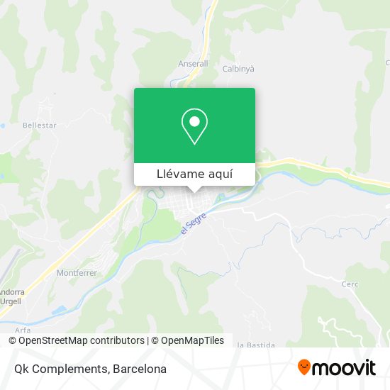 Mapa Qk Complements
