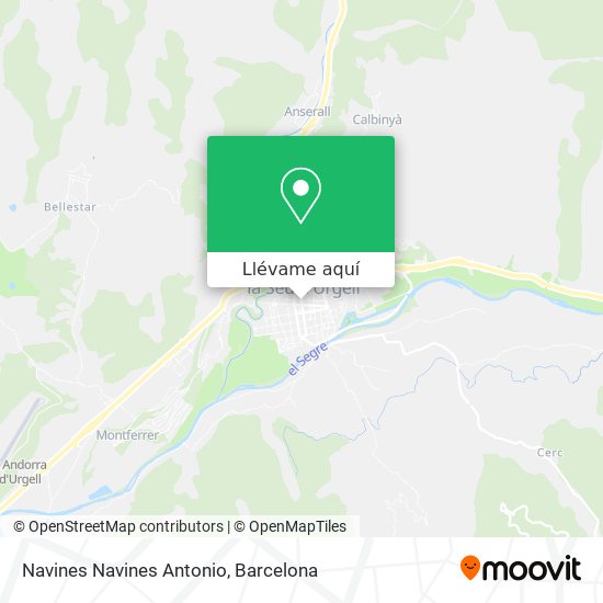Mapa Navines Navines Antonio