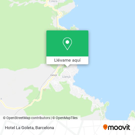 Mapa Hotel La Goleta