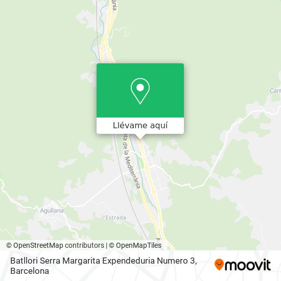 Mapa Batllori Serra Margarita Expendeduria Numero 3