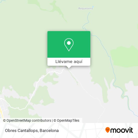 Mapa Obres Cantallops