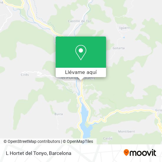 Mapa L Hortet del Tonyo