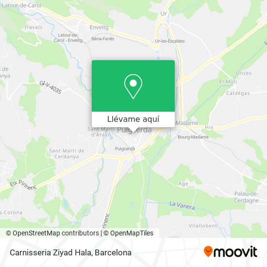 Mapa Carnisseria Ziyad Hala