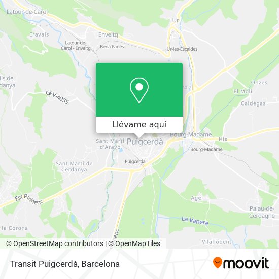 Mapa Transit Puigcerdà