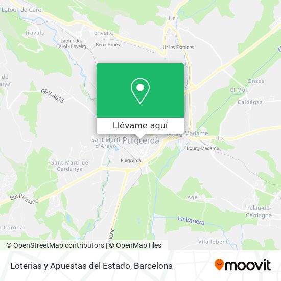 Mapa Loterias y Apuestas del Estado
