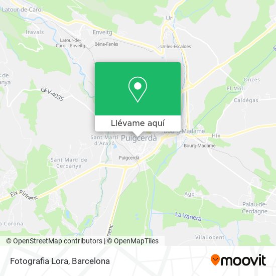 Mapa Fotografia Lora