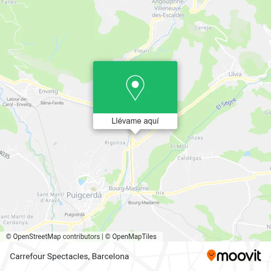 Mapa Carrefour Spectacles