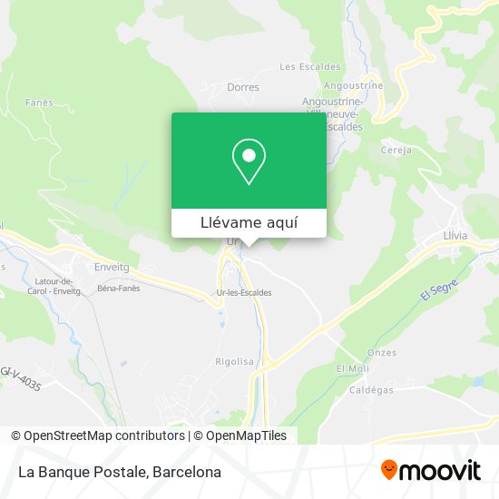 Mapa La Banque Postale