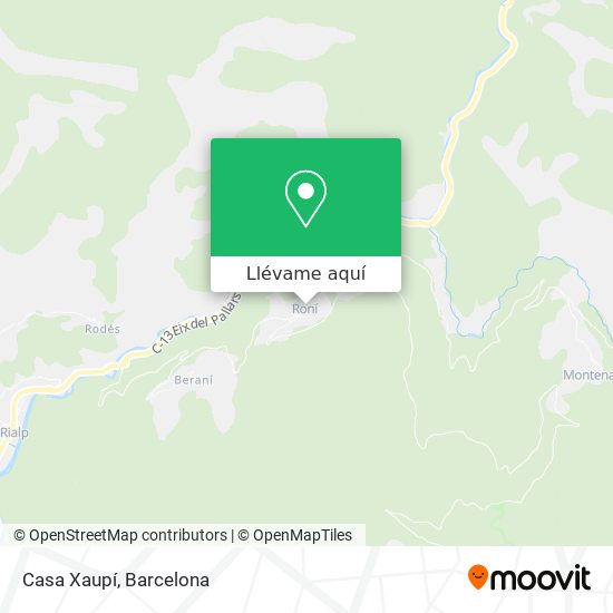 Mapa Casa Xaupí