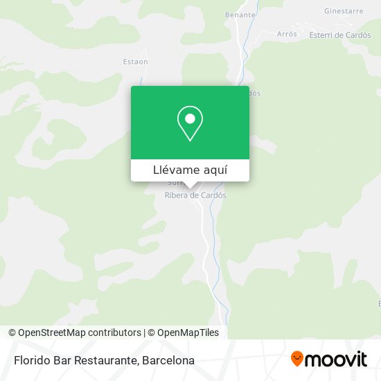 Mapa Florido Bar Restaurante