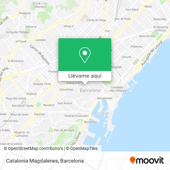 Mapa Catalonia Magdalenes