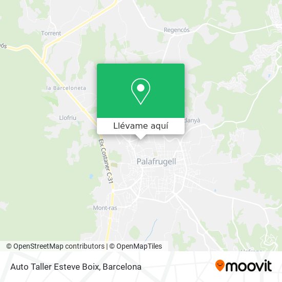 Mapa Auto Taller Esteve Boix