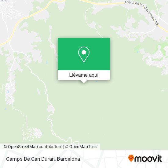 Mapa Camps De Can Duran