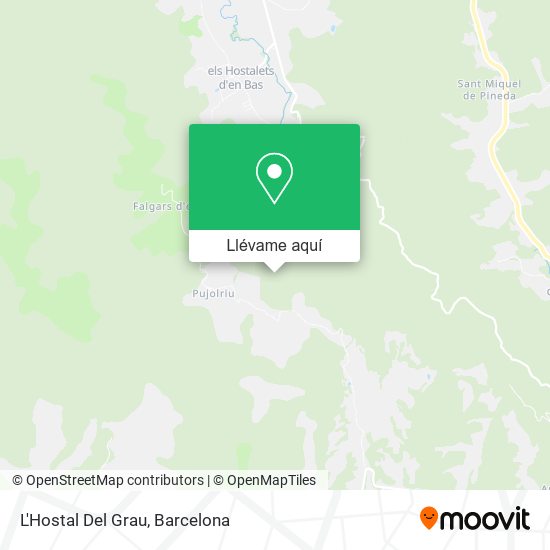 Mapa L'Hostal Del Grau