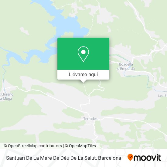 Mapa Santuari De La Mare De Déu De La Salut