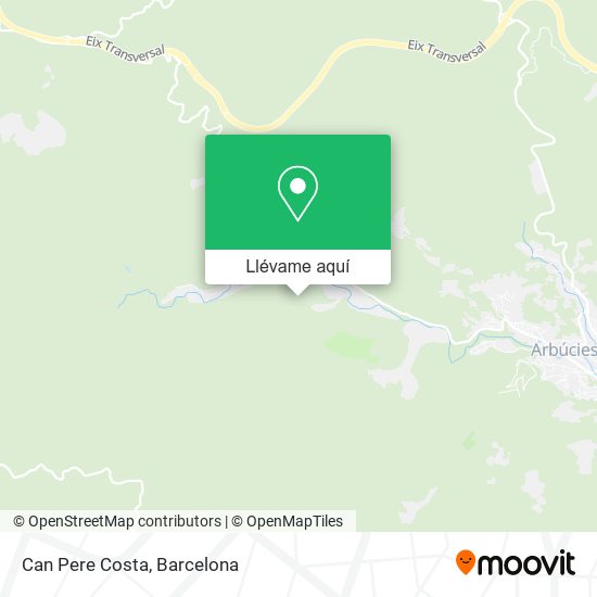 Mapa Can Pere Costa