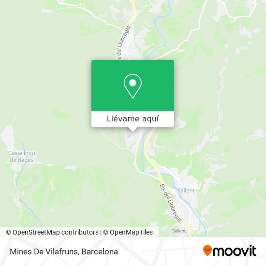 Mapa Mines De Vilafruns