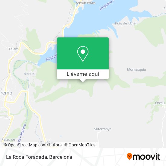 Mapa La Roca Foradada