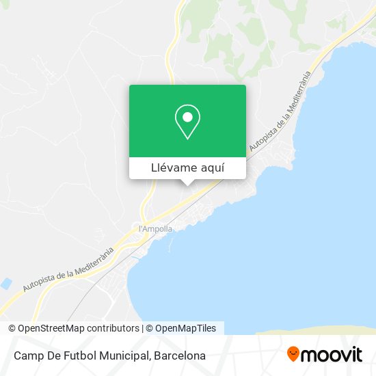 Mapa Camp De Futbol Municipal