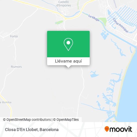 Mapa Closa D'En Llobet