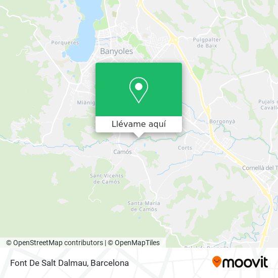Mapa Font De Salt Dalmau