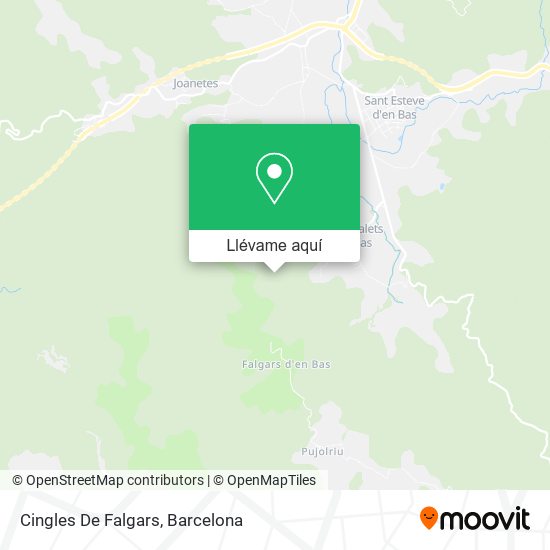 Mapa Cingles De Falgars