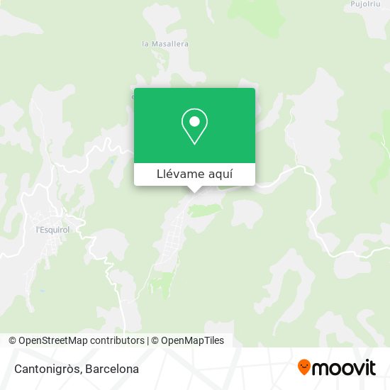 Mapa Cantonigròs