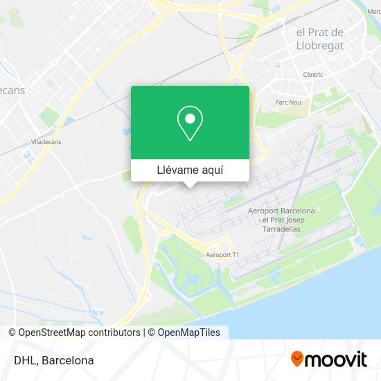 Mapa DHL