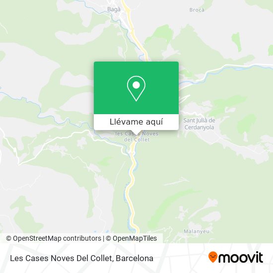 Mapa Les Cases Noves Del Collet