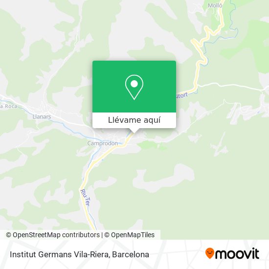 Mapa Institut Germans Vila-Riera