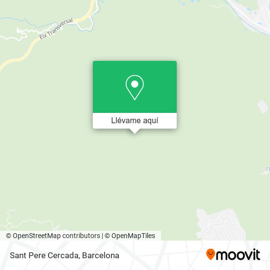 Mapa Sant Pere Cercada