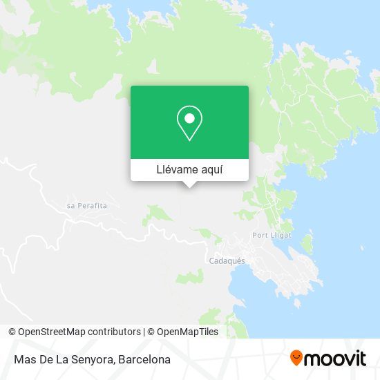 Mapa Mas De La Senyora