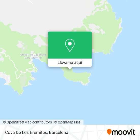 Mapa Cova De Les Eremites